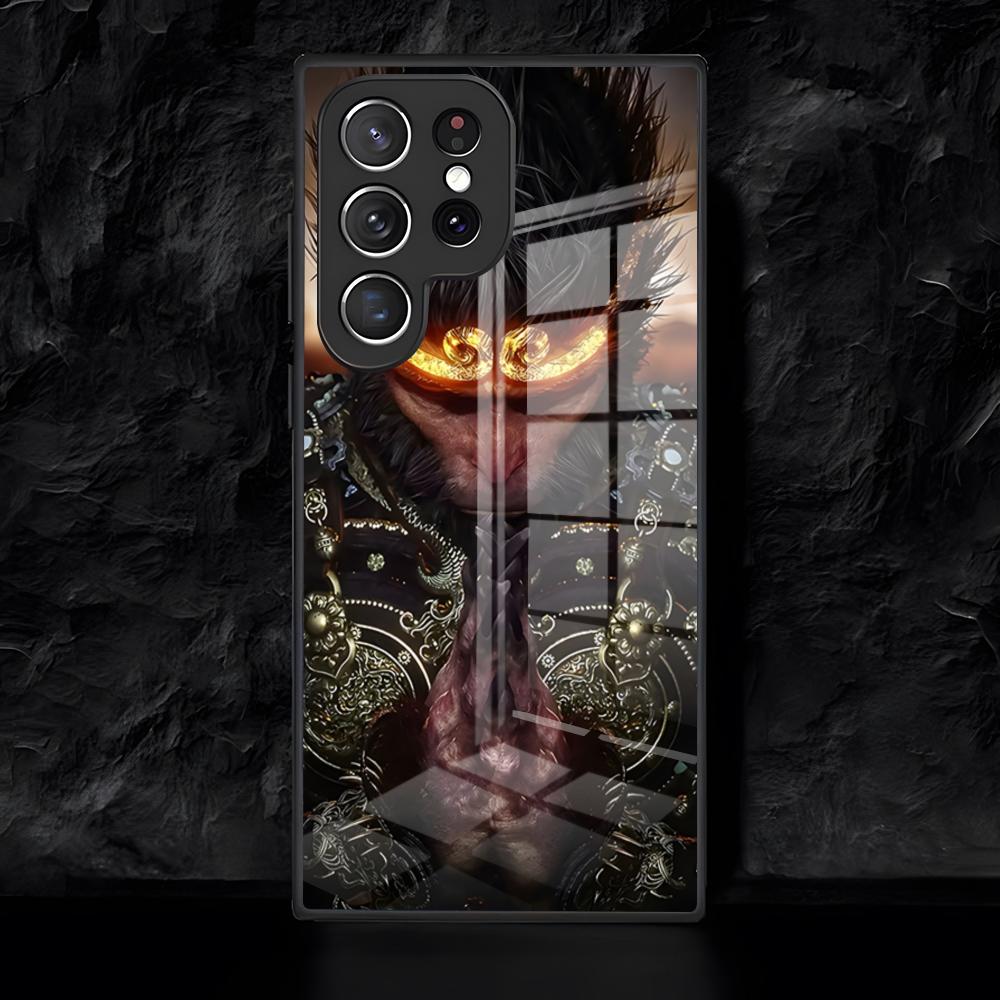 Cool Monkey King Phone Case For Samsung S26 S25 Edge Ultra 24 23 22 21 Ultra Plus Fe A55 56 15 4G 5GGlass Cover