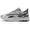 Li Ning Meteor Cushioning Slip Resistant Abrasion Resistant Rebound Low Top Sports Casual Shoes Men's Black Gray ARLS007-2