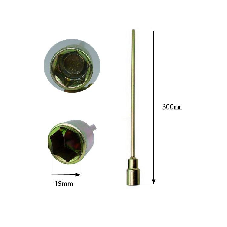 

30cm Caravan Corner Steady Jack Leg Winder Drill Adaptor Attachment 19mm Caravan Stand Jack Extension Socket Adapter&19mm Socket