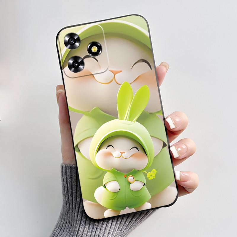 For ZTE Blade A73 4G Case Luxury Dragon Cute Cool Boys Girls Black Matte Soft Silicone Casing For ZTE Axon 50 Lite Bumper Cover