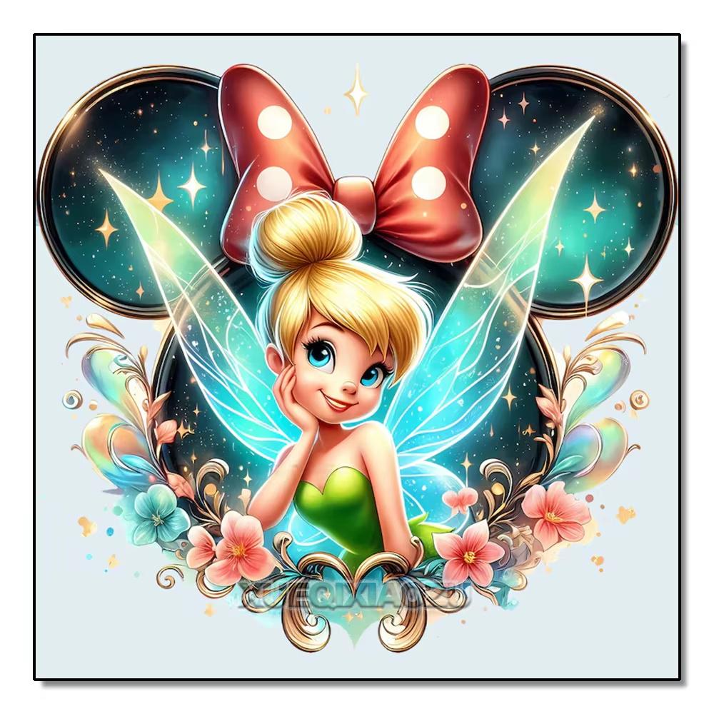 

Disney Princess Collection 5D Diamond Painting Full of Diamonds DIY Handmade Diamond Painting Cartoon Animation Decoration Painting Kit Round 20x20cm