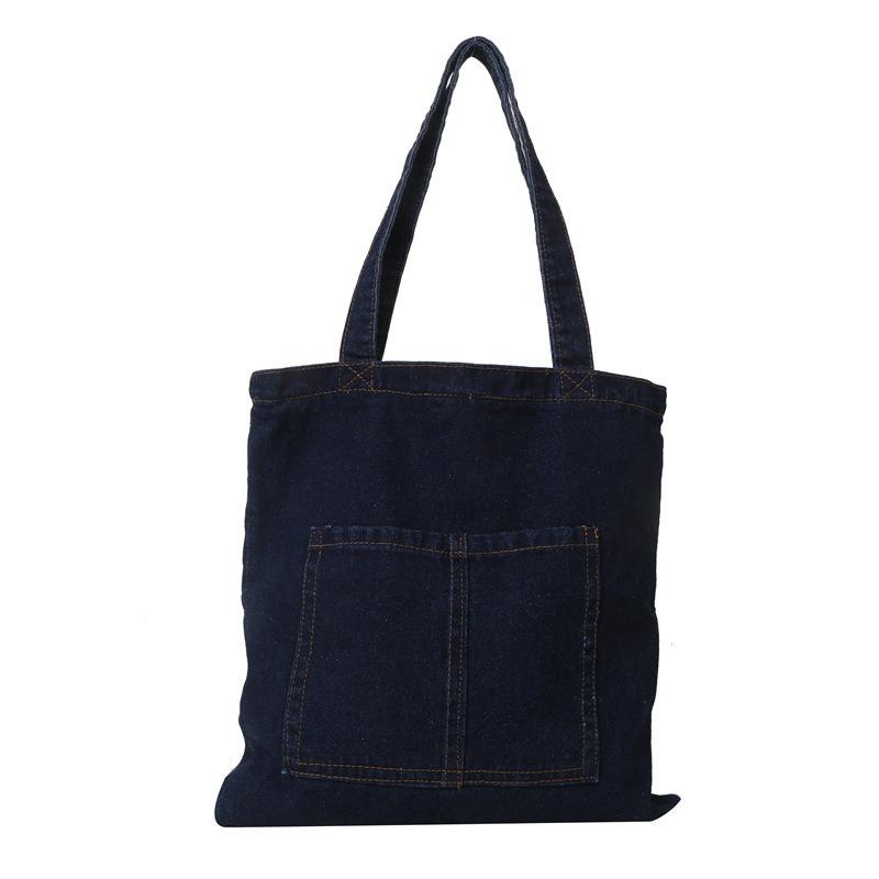 Denim Large Capacity Hundred Shoulder Armpit Bag New Casual Bag Tote Bag