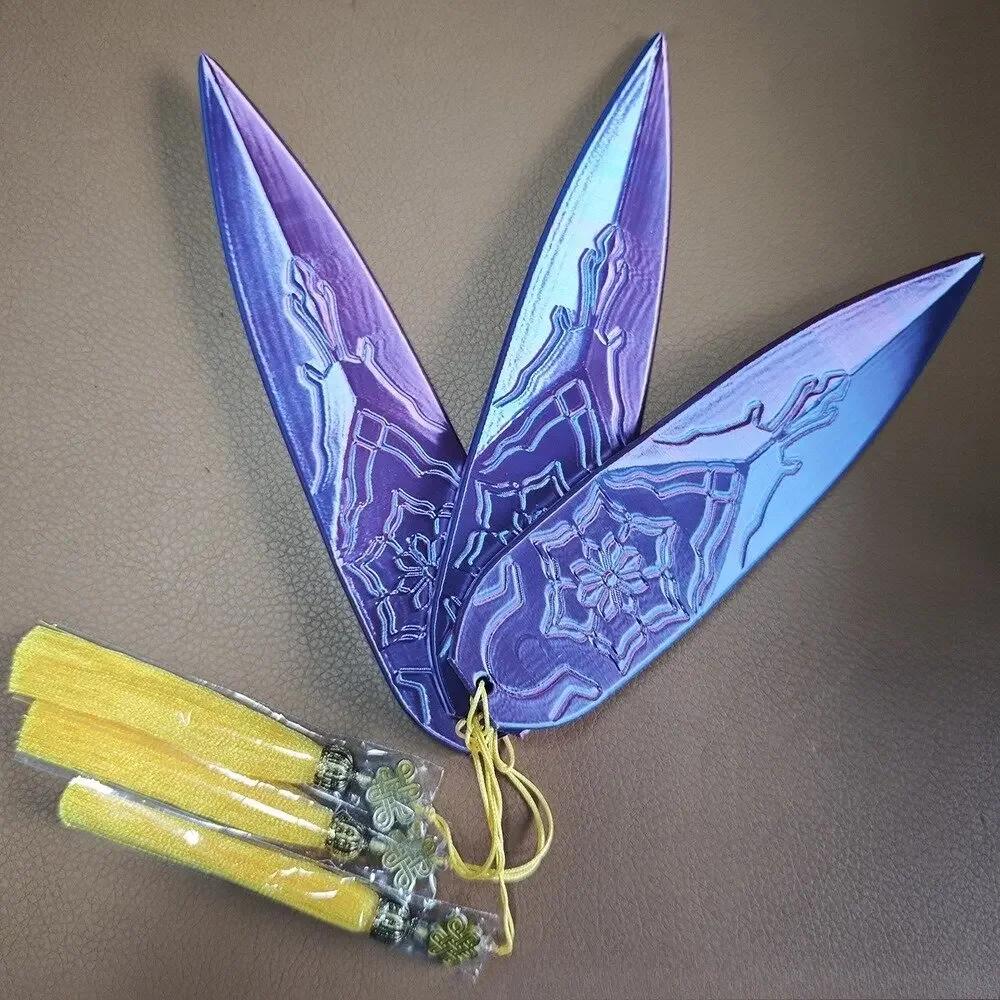 Cosplay Prop K-POP Demon Hunter Character Rumi Sword Toy With Symbol Mira Long Knife Prop Accessories Costume Prop Gift