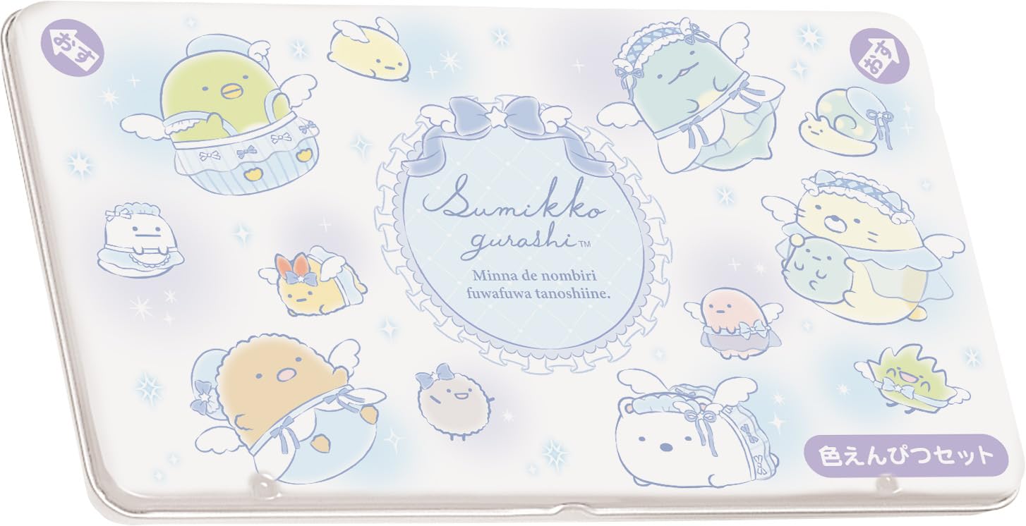 

Набір кольорових олівців Sumikko Gurashi PH25402 H105 x W185 x D10 мм San-X