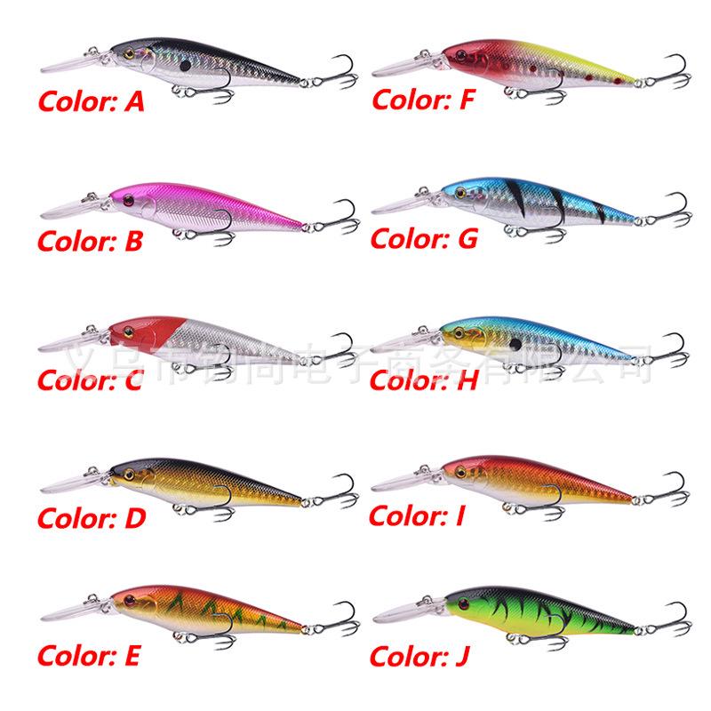 Long Tongue Minnow Floating Deep Diving Lure for Freshwater & Sea Fishing - Aspius Bass Bionic Hard Bait