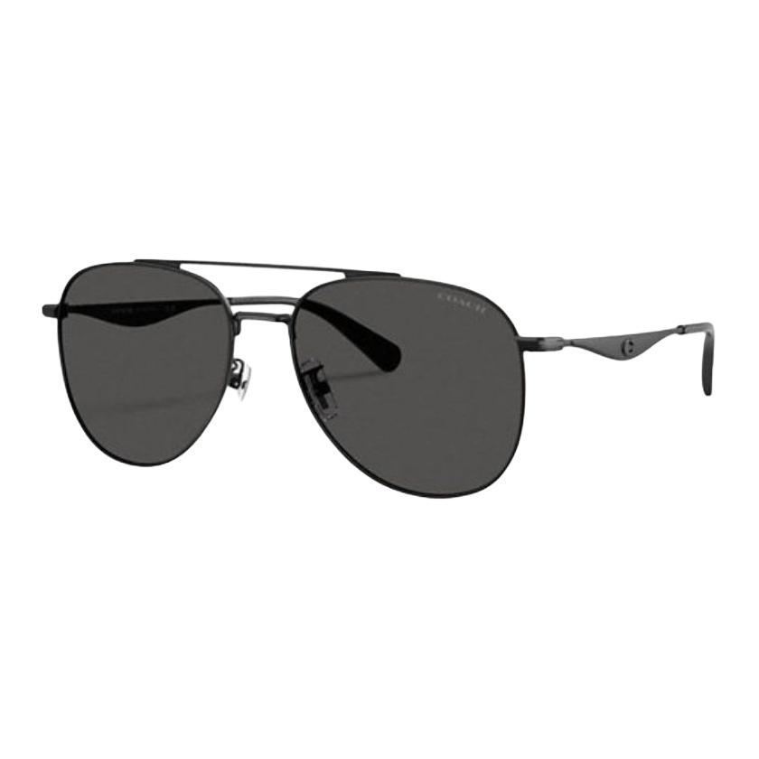

Coach Minimalist Personality Design Pilot Style Sunglasses Men sunglasses Black CDP40 58,Black