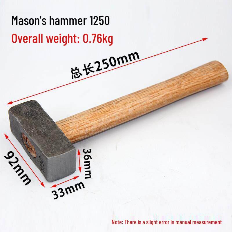 Прочный восьмиугольный кувалда каменщика с деревянной ручкой для сноса стен