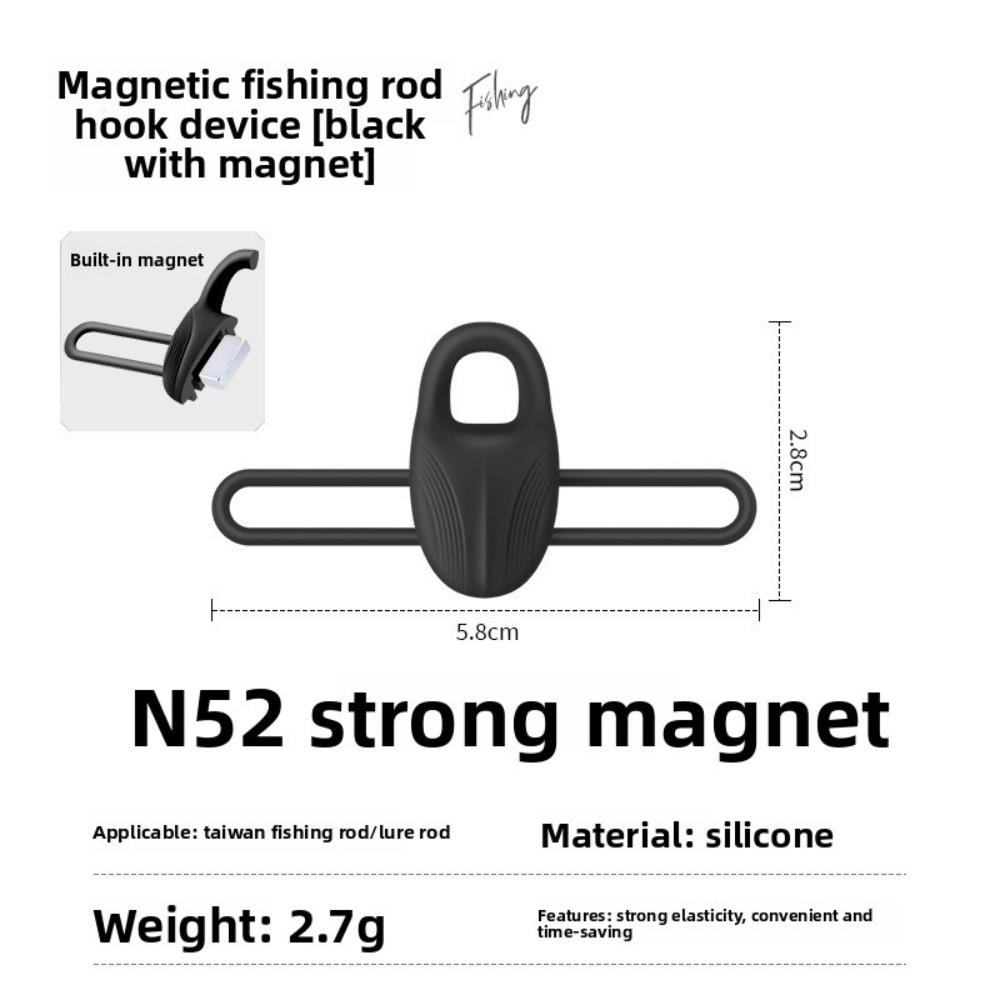 Lightweight High Elastic Silicone Bait Hook Holder Non-slip Lure Holder  Hook Organization