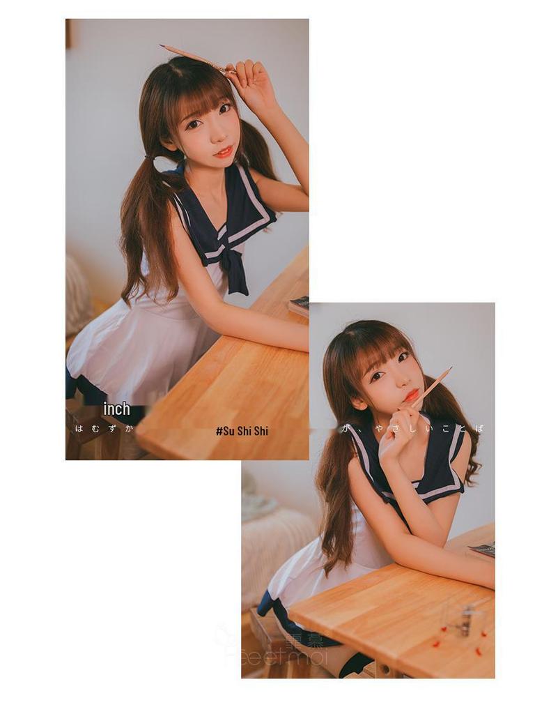 Women's Sexy Maid Lingerie Set - Temptation Uniform, Picture Color, One Size