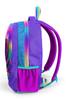 Coral High Kids Purple Glittery Unicorn Patterned Three Compartment School Backpack 23663