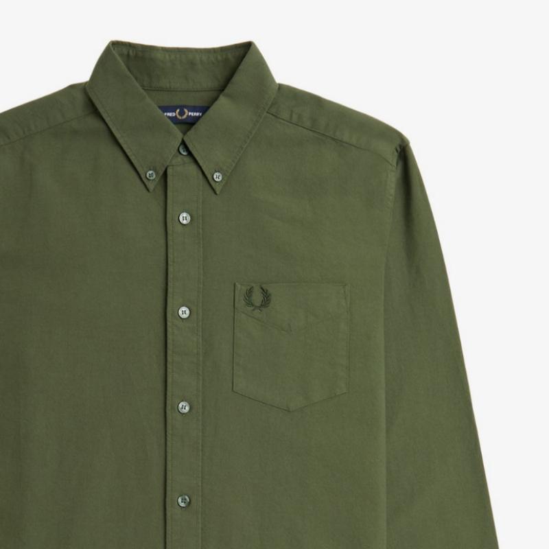 Fred Perry [genuine Headquarters] Fred Perry [baseline] Long Sleeve Oxford Shirt  W19  Afpm2435516 W19 qzgAfpm2435516 W19