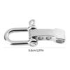 Umbrella Rope Bracelet Buckle D Shape Umbrella Rope Buckle Alloy Bows Shackle