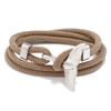 Bracelet ancre série océan, Bracelet queue de baleine pour Couple, ligne Milan, corde tressée, Bracelet étudiant pour hommes et femmes