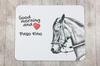 Paso Fino - Art-Dog markasından baskılı mouse pad, atlı kişiselleştirilmiş pad, ofis çalışanı için benzersiz alet