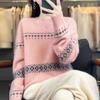 Women Sweater 100% Wool TIDENOVEL O-neck Knit Pullover Thick Winter Jumpers Female Knit Tops