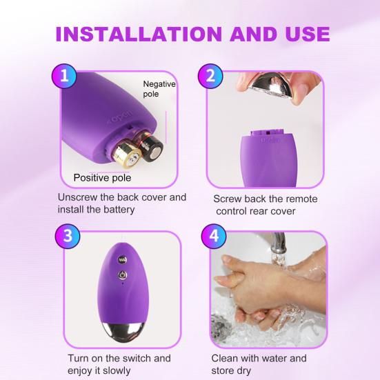 Yousheng Vibrating Egg Smooth Surface Quickly Shaking Portable Remote Control Masturbator Vibrator Sex Toys for Adult