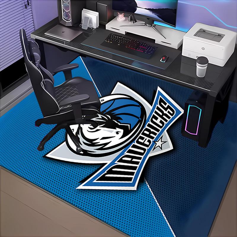 MAVERICKS LOGO Rug Office Carpet Non-Slip Mat, Chair Rug Floor Covering for Gaming, Bedroom, Living Room , Home Decor Christmas Gift