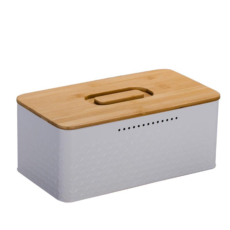 Набор из 2 квадратных металлических хлебниц с вентиляцией