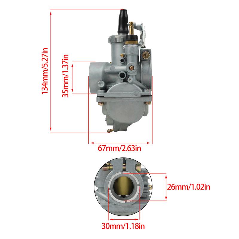Motorcycle Carburetor For MIkuni VM20 Parts For 50cc 125cc Scooter Enduro Pit Dirt Bike Motocross Accessories