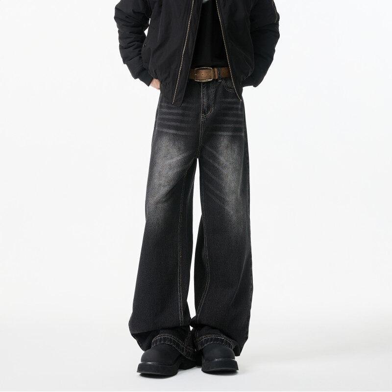 Jeans larghi CleanFit da uomo Estate 2025 - Pantaloni dritti stile American High Street