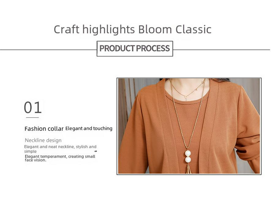 2021 Nadměrná velikost Jednobarevná Třídílná Sada: Zeštíhlující a břicho zakrývající ležérní módní outfit pro ženy