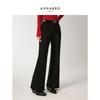 Women's Pleated Wide-Leg Commuter Trousers