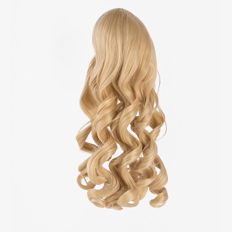 Quality 60cm Doll Wig 1/3 Doll Accessories Black White Red Brown Pink Coffee Color Doll Hair Straight Curve Braid Pony Decors