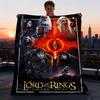1 Stück Herr der Ringe Outdoor Flanelldecke für Mädchen Weiche, Leichte Decke Perfekt für Camping und als Geschenk, Digital