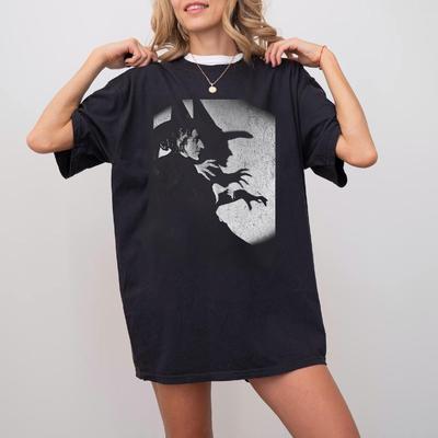 Camiseta de Verano El Mago de Oz Bruja Mala Camiseta Comfort Colors
