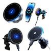 Universal 25W 15W Fast Magnetic Wireless Charger Car Phone Mount Holder with Anti-Slip Metal Pad Advanced Heat Dissipation