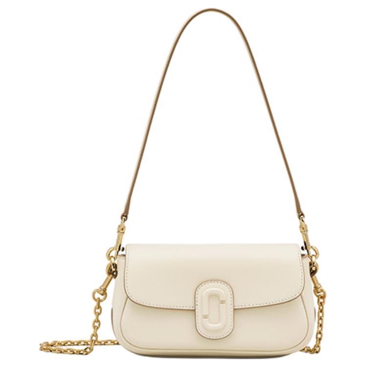 

Marc Jacobs Detachable Shoulder Strap Magnetic Closure Leather Crossbody Bag Women Bags White 2P4HSH035H02-123 Basic Set (Bag+Dust Bag)