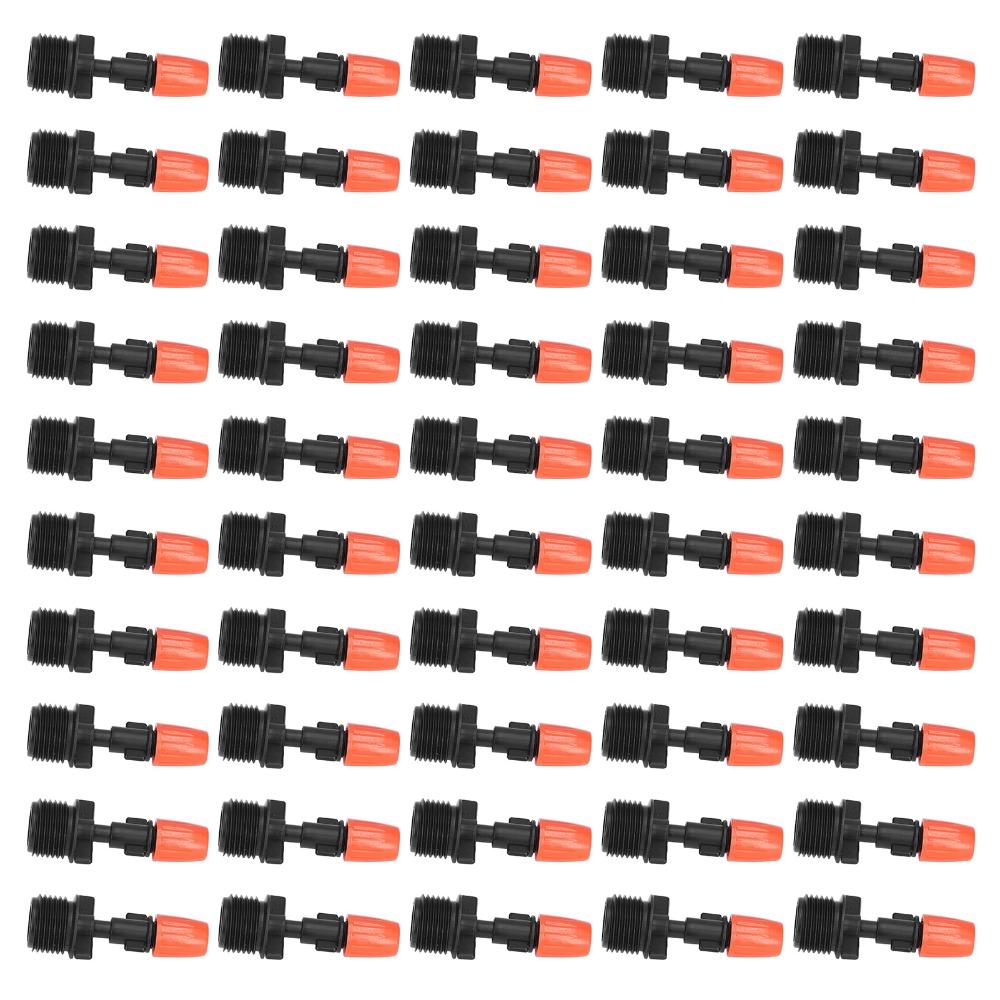 50pcs G1/2 Male Thread Water Spray Head Easy To Install Garden Spray Head  Greenhouse Watering