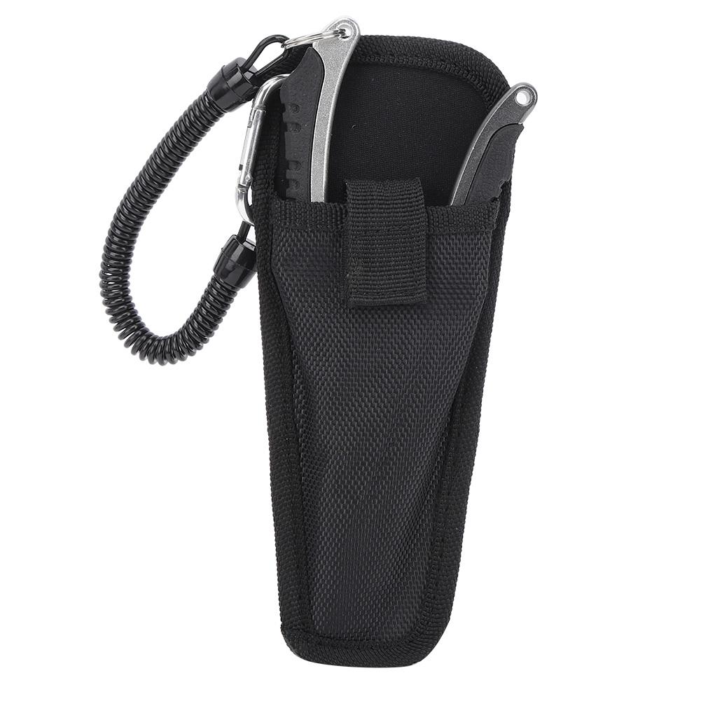 Rubber Handle Aluminium Alloy Casting Anti skid Easy Opening Ring Fishing Pliers Hook Remover Tool with Storage Bag