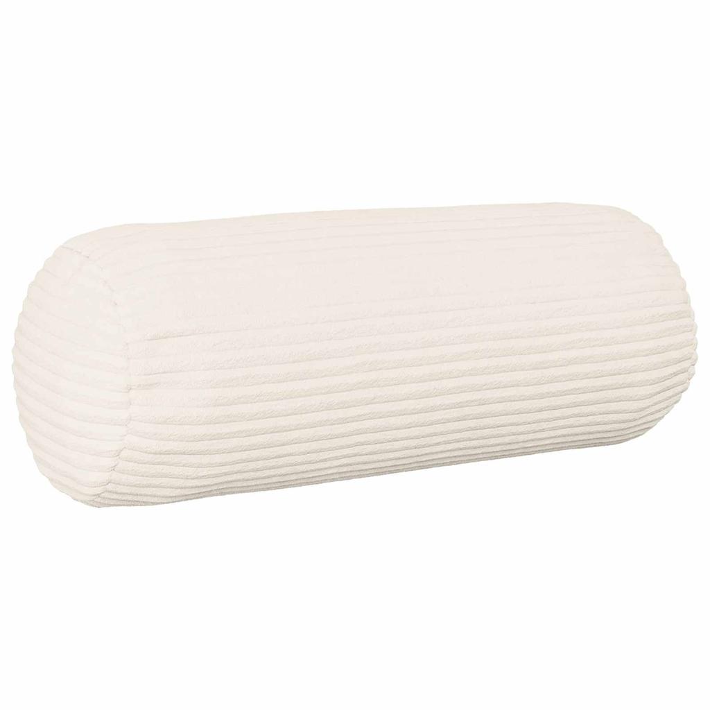Pillow Cover 2 pcs HEERLEN Cream Ø 15 x 40 cm Cord