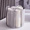 360° Rotation Storage Rack Disposable Cup And Lid Holder Coffee Cup Storage Dispenser Multifunctional Cup Organizers For Kitchen