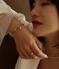 Tassel Heart Pendant Minimalist 18k Gold Titanium Clavicle Necklace Set