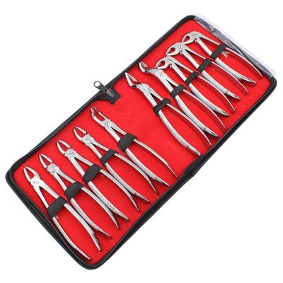 Oral Instruments Set Ten Pieces Dental Stainless Steel Adult Tooth Extraction Pliers