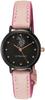 [U.S. Polo Assn.] U.S. POLO ASSN Watch, Black Shell Dial, Nude Pink X Violet Pink Leather Strap, Quartz, Women's, US-2A-PK [Authorized Import]