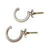 62KD 2Pcs Curtain Tieback Hooks Heavy Duty Metal Ball End Tie Back Hooks Curtain Hook