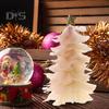Fjäder julgran Bordsdekoration Handgjord trädfigur med Star Topper Holiday Home Centerpiece för jul nyårsfest