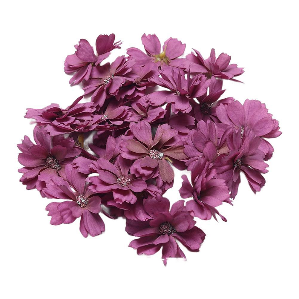 Praktische Verpackungsgröße DIY Blumendekoration Seidenblumenköpfe