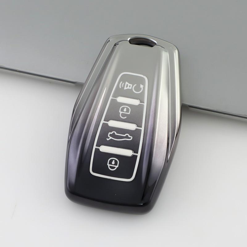 Premium Leather Key Cover for Geely Emgrand, Binyue, Borui, Vision X6, Haoyue, and Jiaji