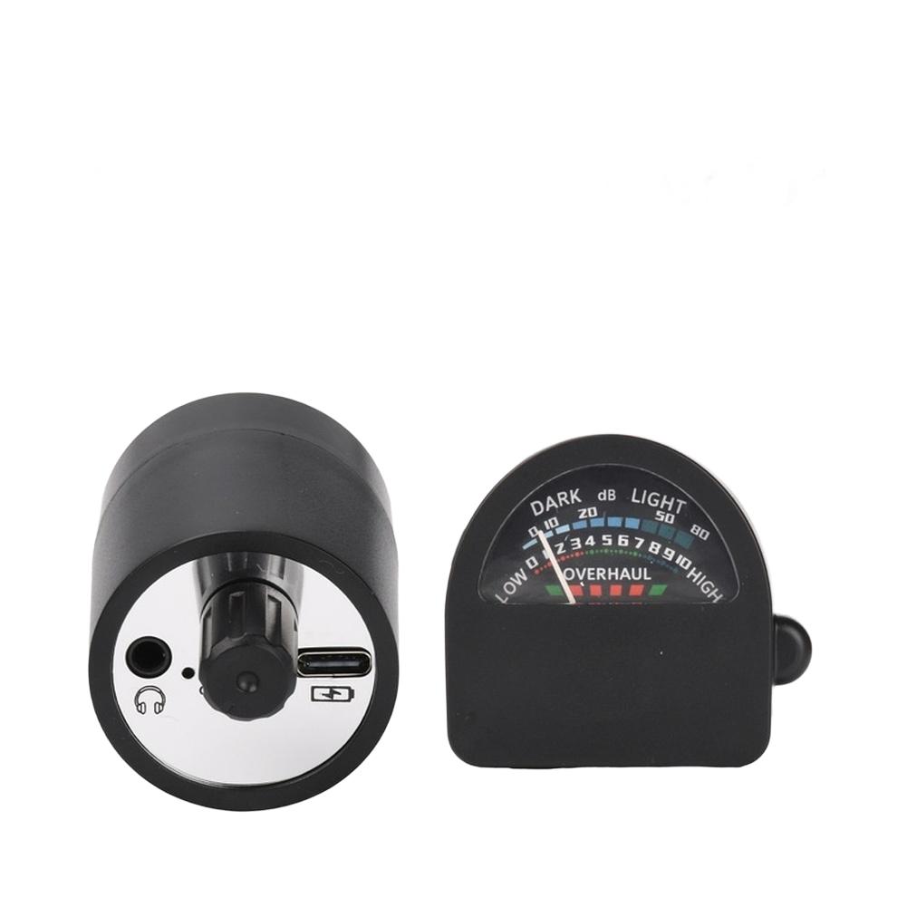 High Sensitivity Type C Pipe Leak Detector With Sound Frequency Display Meter For Water Pipes, Underground Pipelines