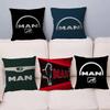 M-Man Truck Logo Pillow Cover for Bedroom Room and Living Room Sofa Decorative Cushion Cover