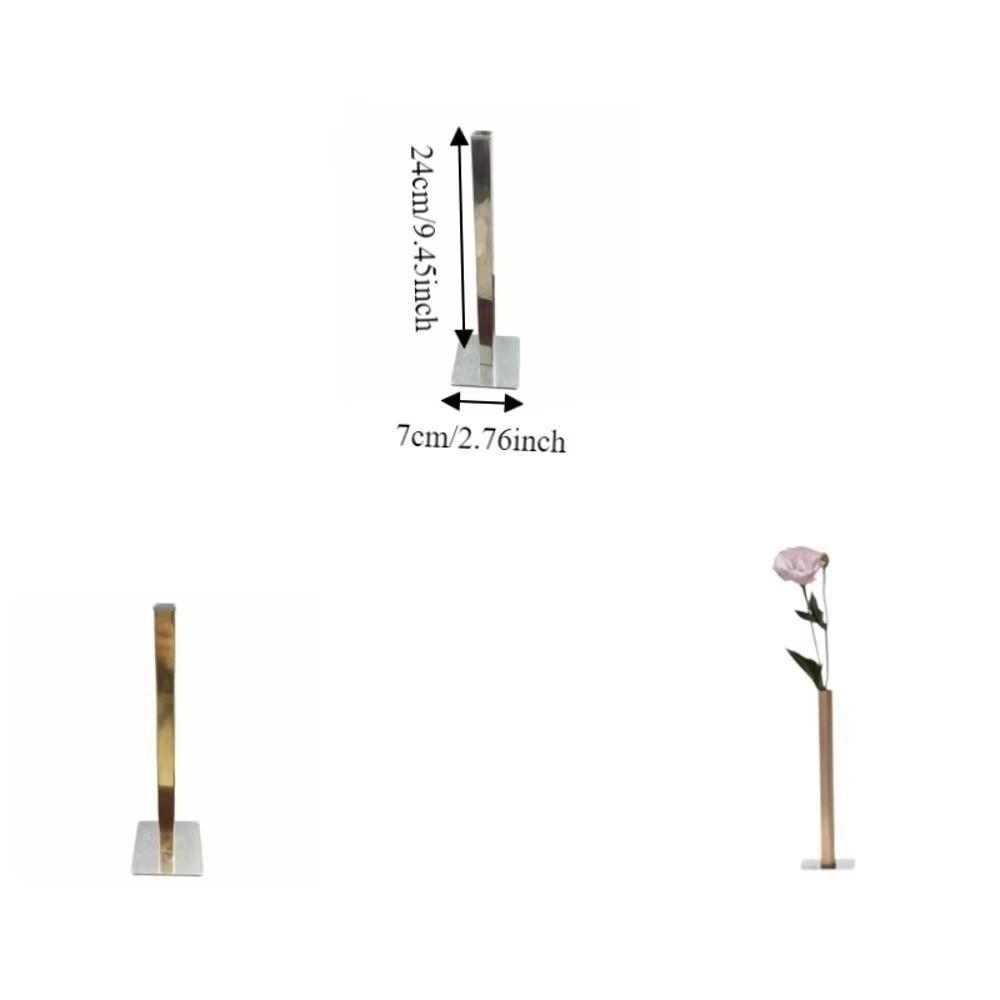 Schreibtisch-Dekoration Magnetische Tischvase Moderner Blumenhalter Neue Blumenvase Hochzeitstisch-Dekoration