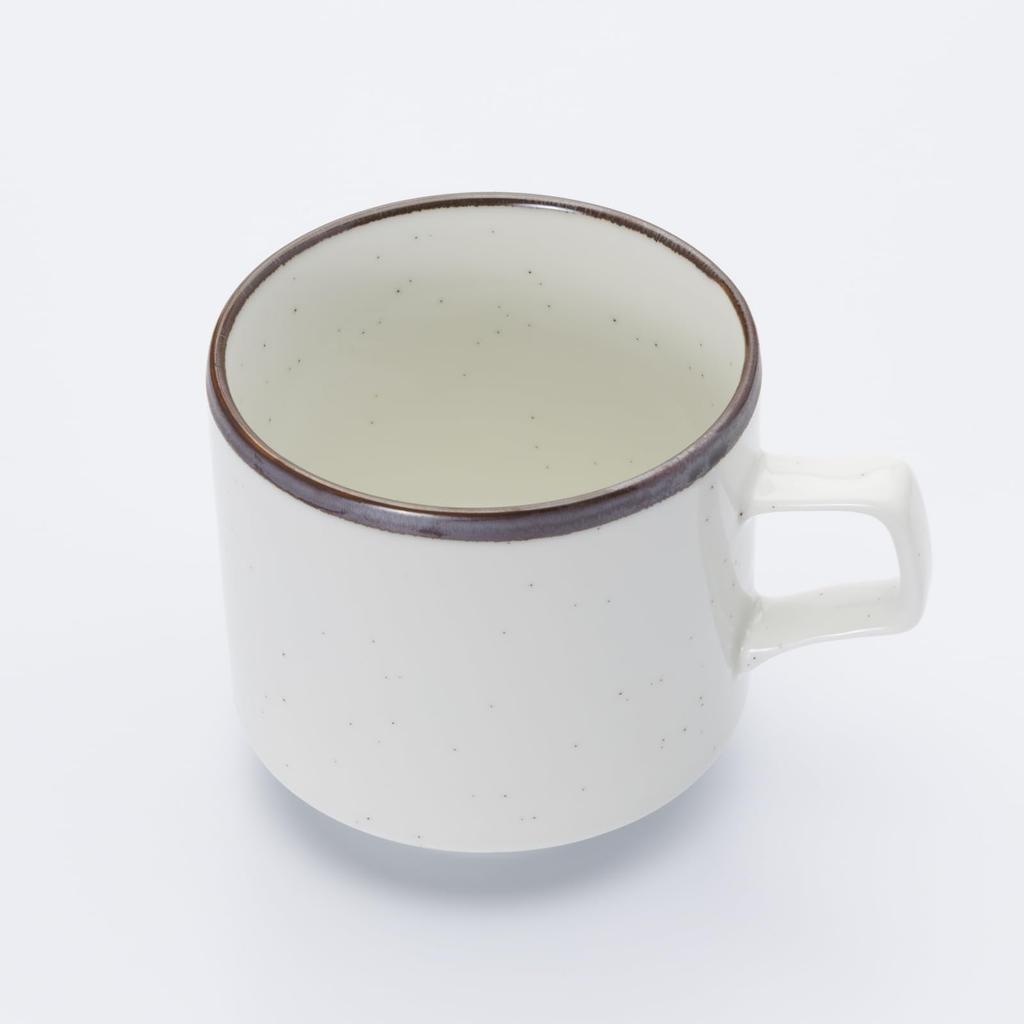 Aito Seisakusho Microwave and Dishwasher Mino Made In 567048 "Grain" Mug, Safe, Brown, Approx. 380ml, Ware, Japan,