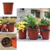 Lightweight 10/50/100pcs Double Color Plastic Plants Nursery Pot For Seedlings**