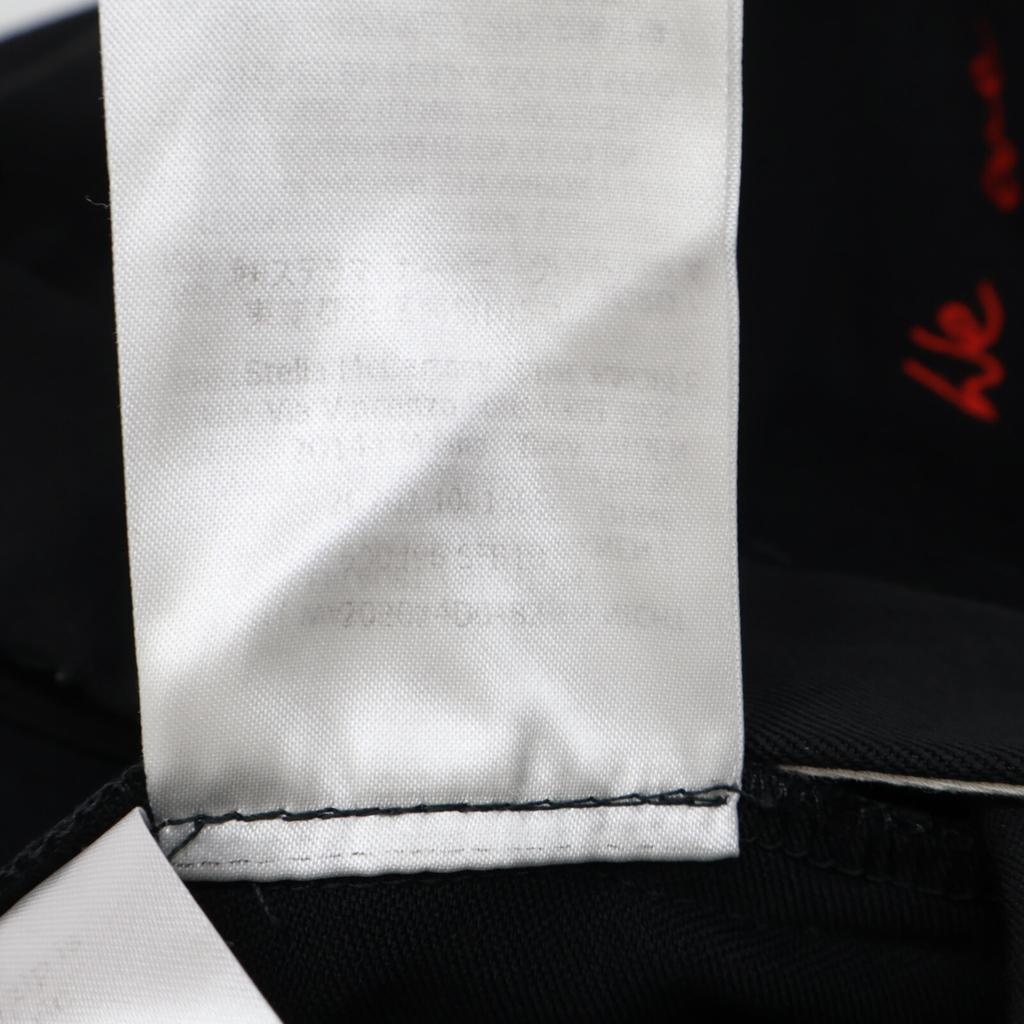 STELLA McCARTNEY [xWE ARE THE WEATHER] Black embroidered tape wide pants Bottoms 36 blackUsed