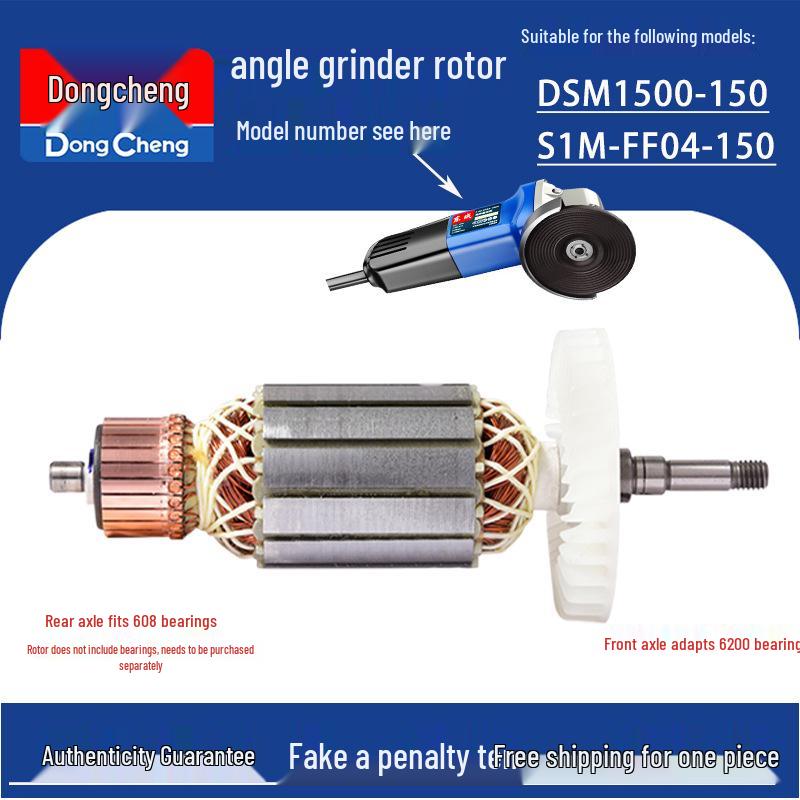 Dongcheng Szlifierka Kątowa Rotor i Zestaw Akcesoriów do Polerowania