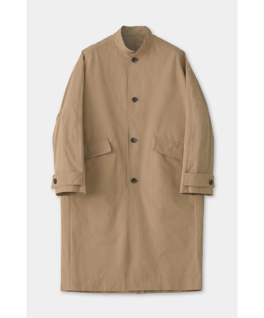 Coor Flacon Stand Collar Coat (Beige)
